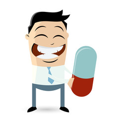 Obraz premium pille tablette medizin medikament mann