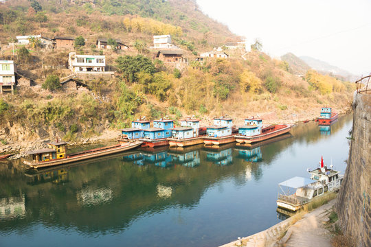 A Village Pier of Chishui River
