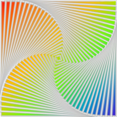 Design multicolor swirl movement illusion background