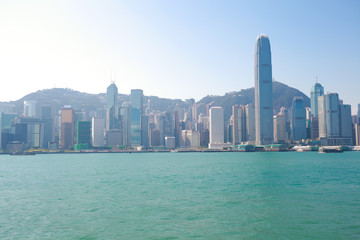 Victoria Harbour of skyline