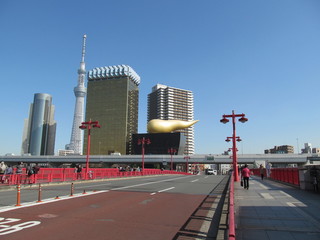 Obraz premium 浅草の吾妻橋