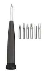 realistic 3d render of screwdriver