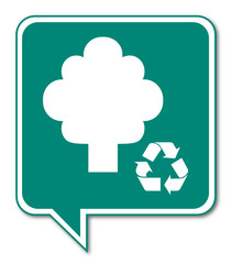 Logo déchets verts.