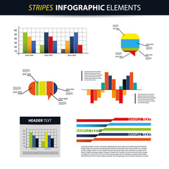 Colorful Set of Infographic Elements