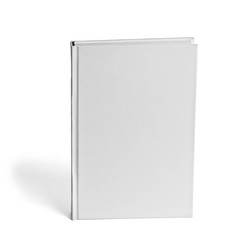 Fototapeta premium book notebook textbook white blank paper template