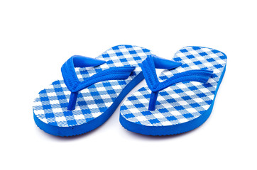 Flip flops isolated white background