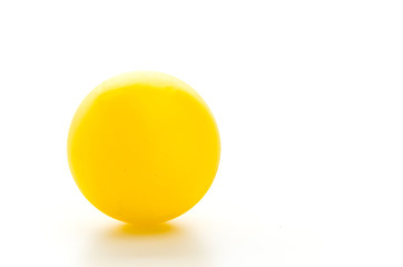 Color ball isolated white background