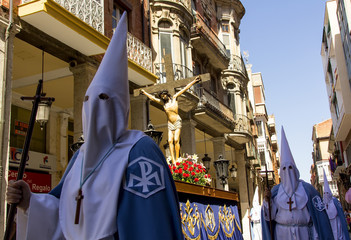 VALLADOLID, SPAIN - APRIL 17: Easter week (Semana Santa), Nazare