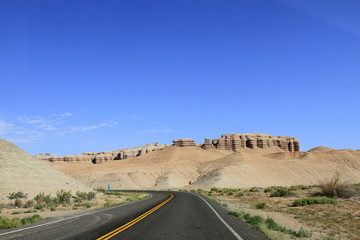 route vers Bryce Canyon, Utah