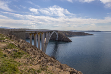 Fototapeta na wymiar Most Pag Chorwacja
