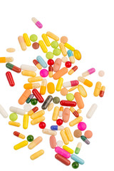 Viele bunte Tabletten