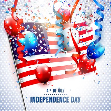 Independence day - vector background