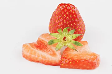 Tragetasche Erdbeerherzen © Coramija