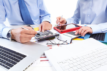 Business team working in the office.