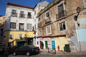 Picturesque Houses in Lisbon