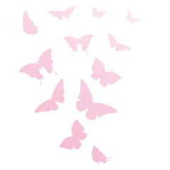 Fototapeta na wymiar butterflies design