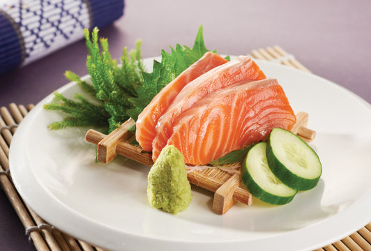 sashimi salmon