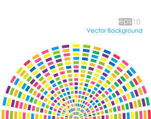 Fototapeta premium Vector illustration colored dots.