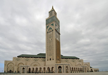 Moschee Hassan II. Casablanca, Marokko © traveldia
