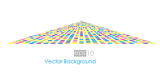 Vector illustration colored dots.