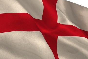Obraz premium Digitally generated english national flag