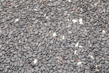 Black sesame background