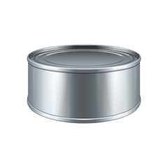 Short Tincan Metal Tin Can, Canned Food