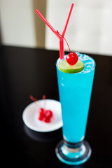 Blue hawaii cocktail