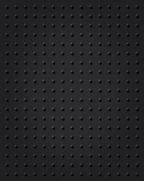 Black knobs industrial background