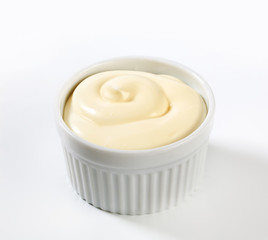 Thick white cream