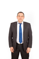 Businesman doing different poses