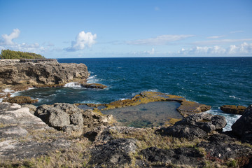Fototapeta na wymiar Cape Point na północ od wyspy Barbados