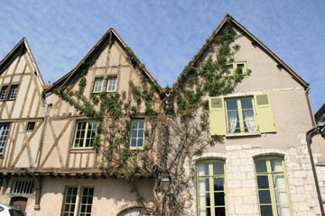 Half-timbered houses