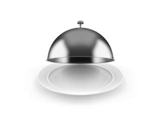 Cloche on plate
