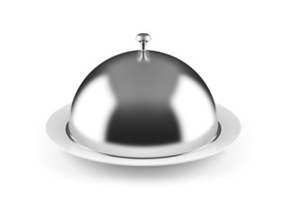 Cloche on plate