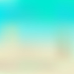 aqua and beige blurred background, suitable for flat style
