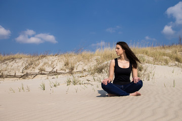 Fototapeta premium Relax in the dunes