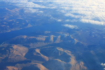 Hills from the air