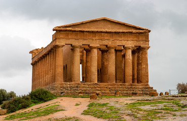 Temple of Concordia,  Agrigento, Sicily, Italy