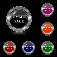 Summer sale icon