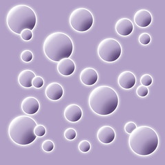 Violet bubbles