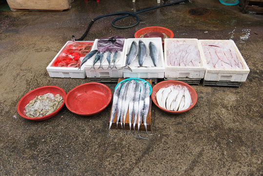 Local fish market in Yeosu