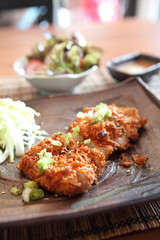 Fried pork tonkatsu
