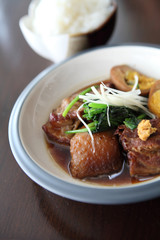 braised pork belly in Japanese style