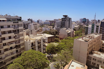 vue générale de Dakar (Sénégal)