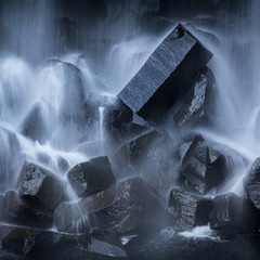 Svartifoss waterfall and basalt columns Iceland © Cardaf