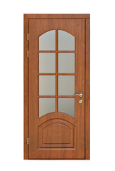 brown interior door