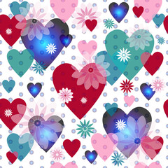 Seamless valentine pattern