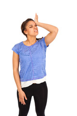 Obraz premium Beautiful young woman posing