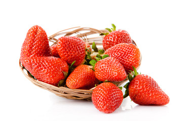 Strawberry isolated on white background